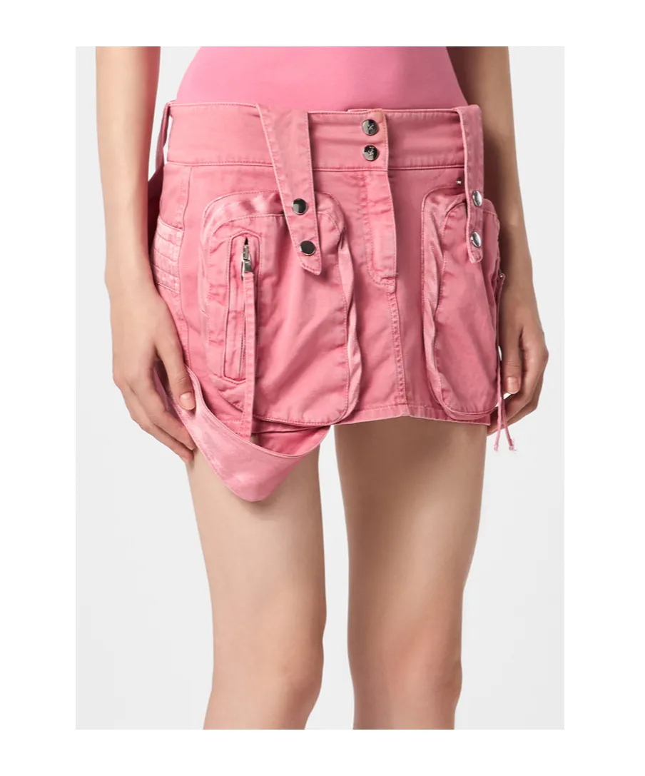 Medium Waist Mini Skirt