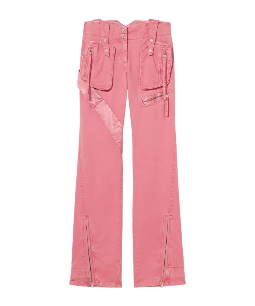 Inlaid Tooling Casual Trousers