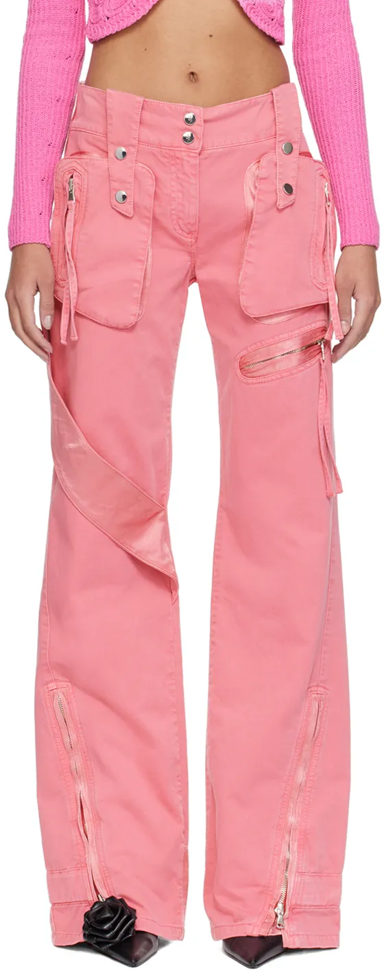 Inlaid Tooling Casual Trousers
