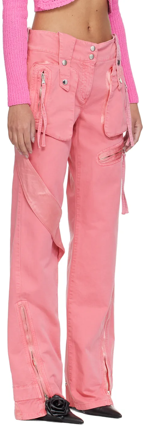 Inlaid Tooling Casual Trousers