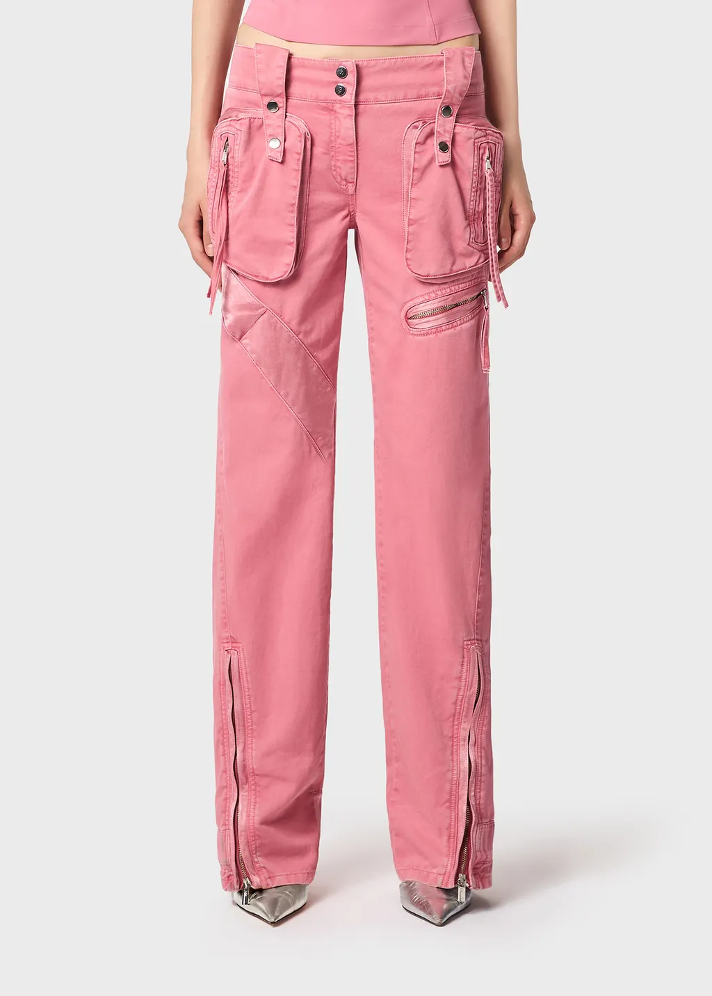 Inlaid Tooling Casual Trousers
