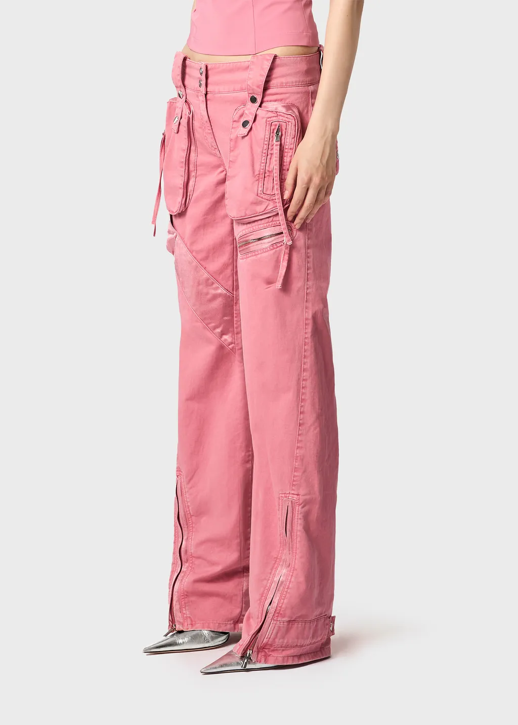 Inlaid Tooling Casual Trousers