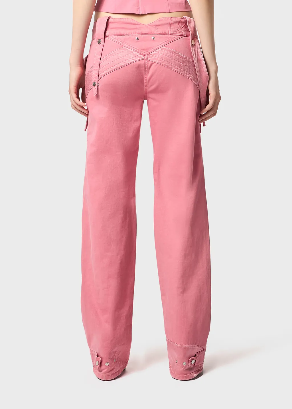 Inlaid Tooling Casual Trousers
