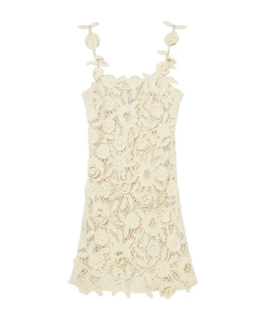 Square Neck Floral Corset Mini Dress