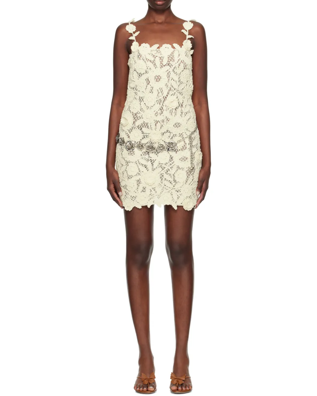 Square Neck Floral Corset Mini Dress
