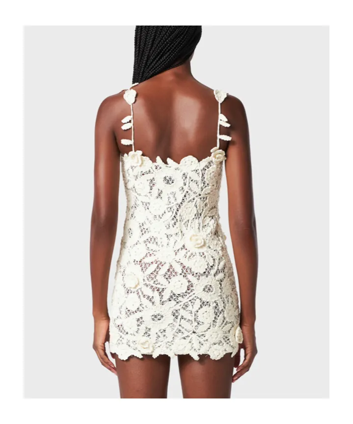 Square Neck Floral Corset Mini Dress