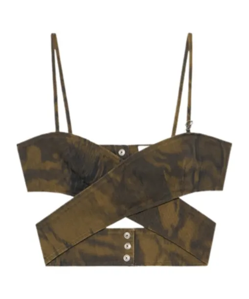 Printed Cross Top
