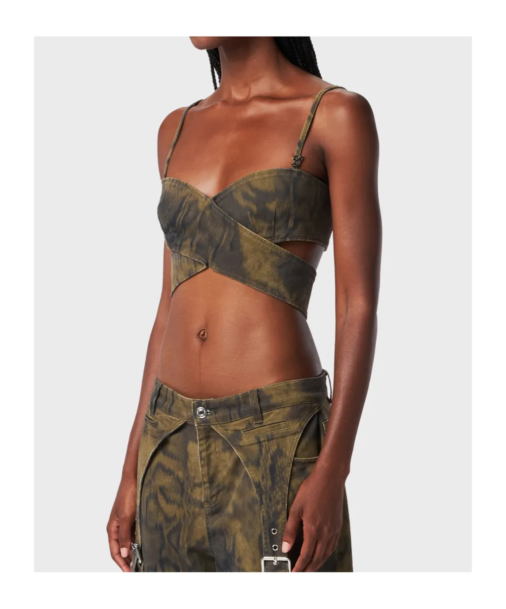 Printed Cross Top