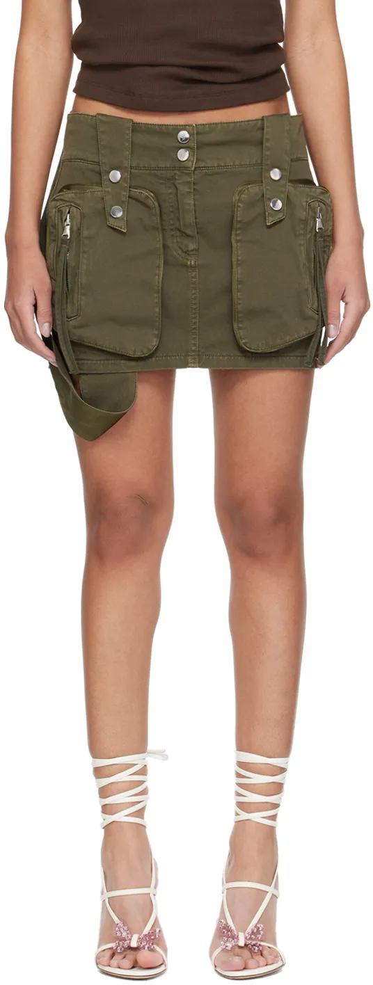 Medium Waist Miniskirt With Pockets