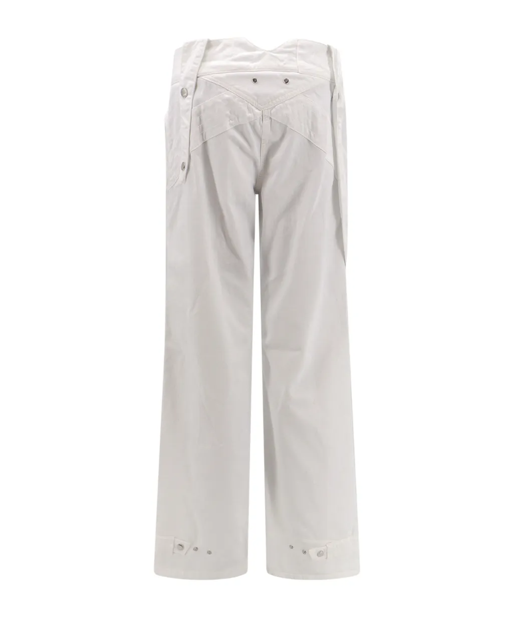 Pocket Design Logo Casual Pants