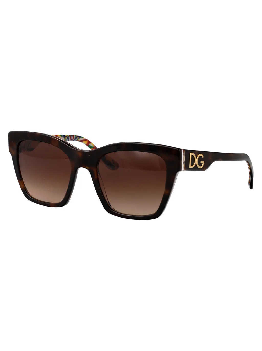 Square-Frame Gradient Sunglasses