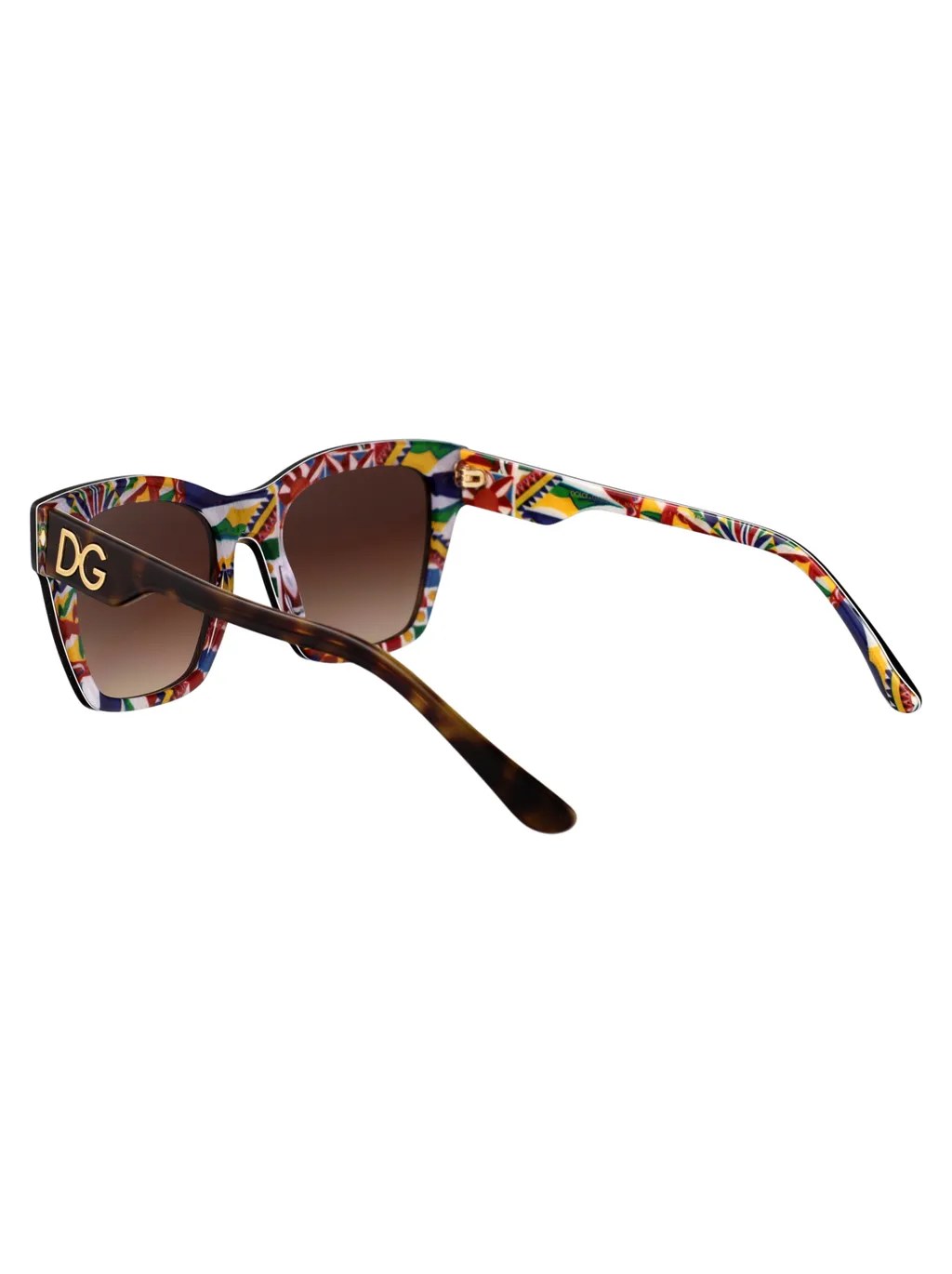 Square-Frame Gradient Sunglasses