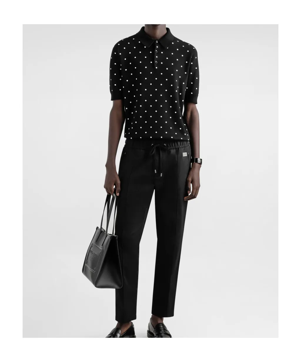 Lapel Short Sleeve Polo Shirt