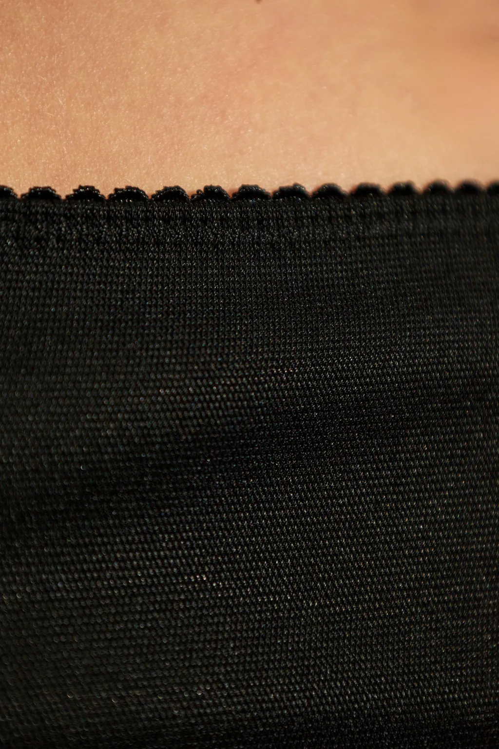 Technical Ottoman Calf-Length Pencil Skirt