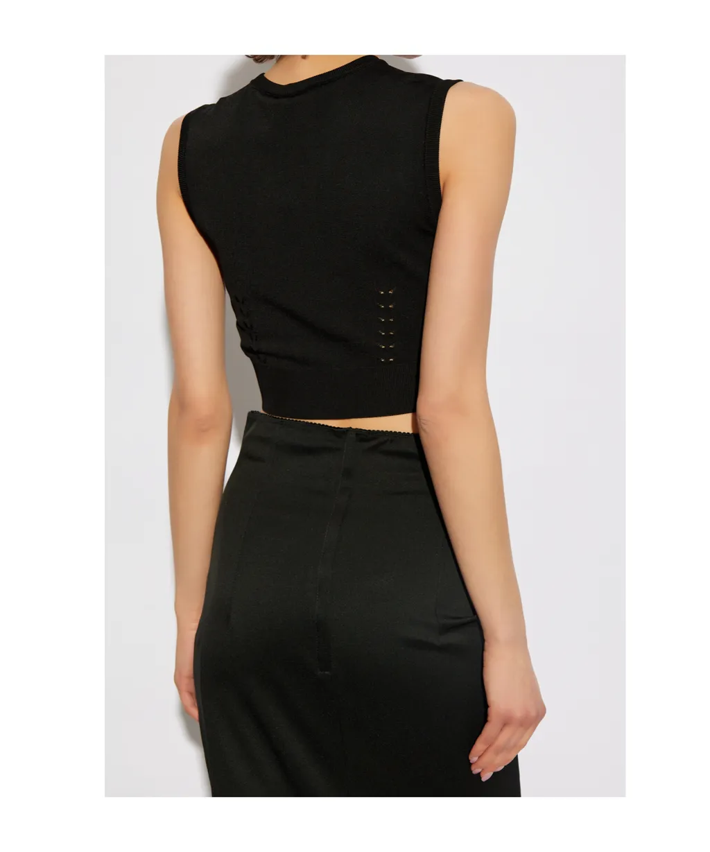 Cropped Knitted Top