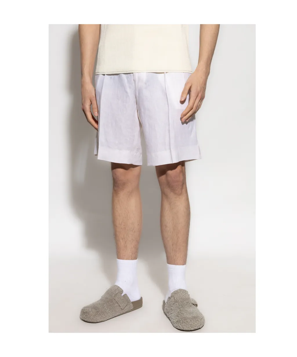Pleated Shorts