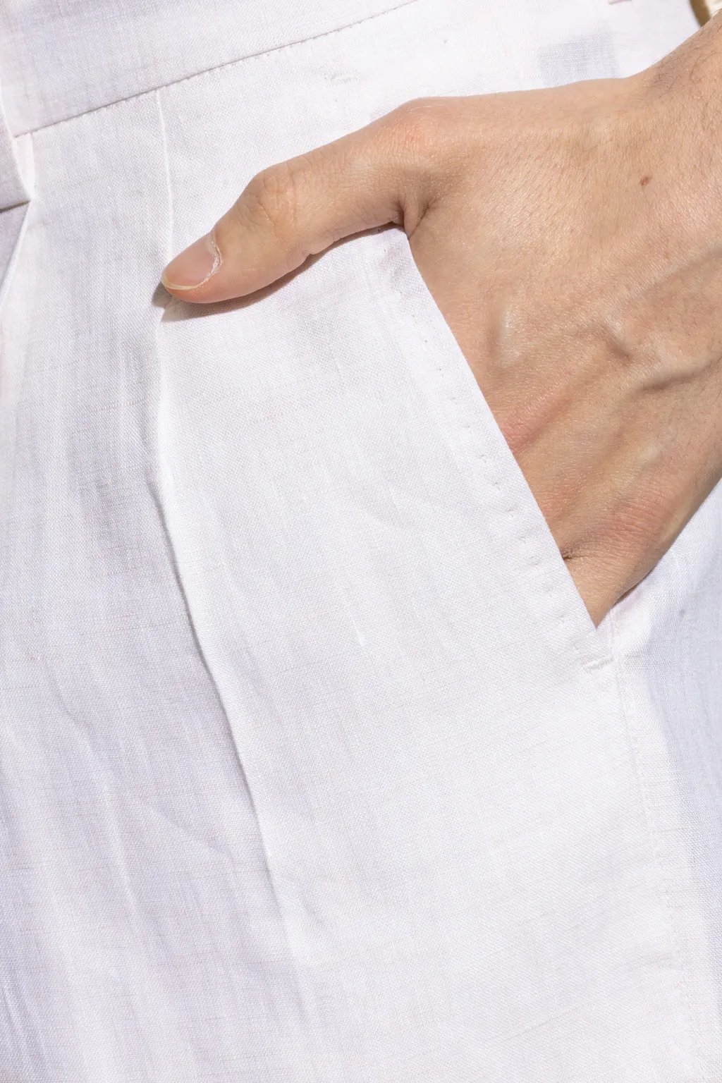 Pleated Shorts