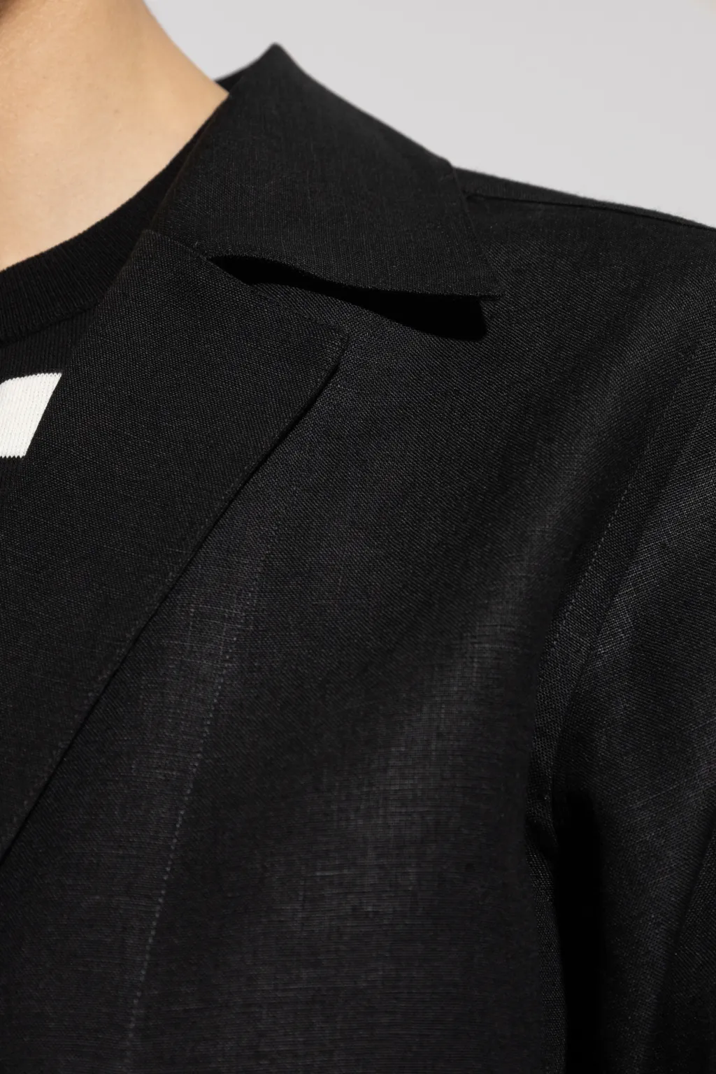 Long-Sleeved V-Neck Shirt