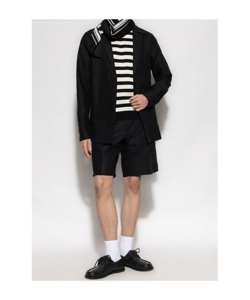 Long-Sleeved V-Neck Shirt