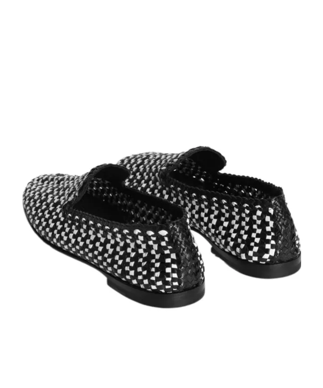 Woven Slip-On Loafers