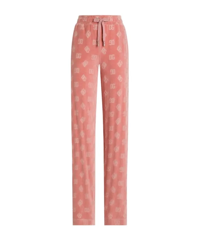 Dg Jacquard Drawstring Pants
