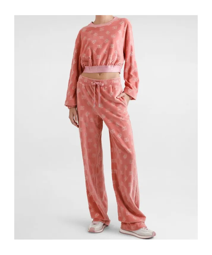 Dg Jacquard Drawstring Pants