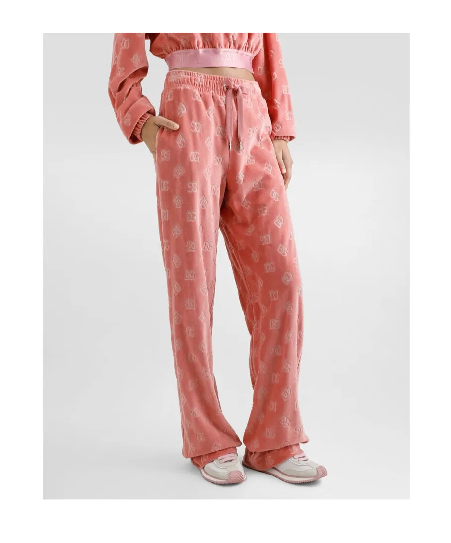 Dg Jacquard Drawstring Pants
