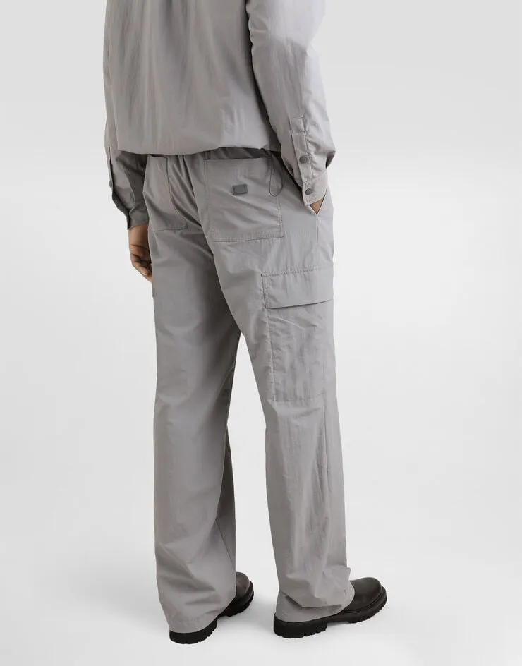 Elastic Waist Cargo Pants