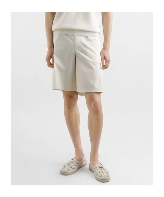 Logo Plaque Cargo Shorts