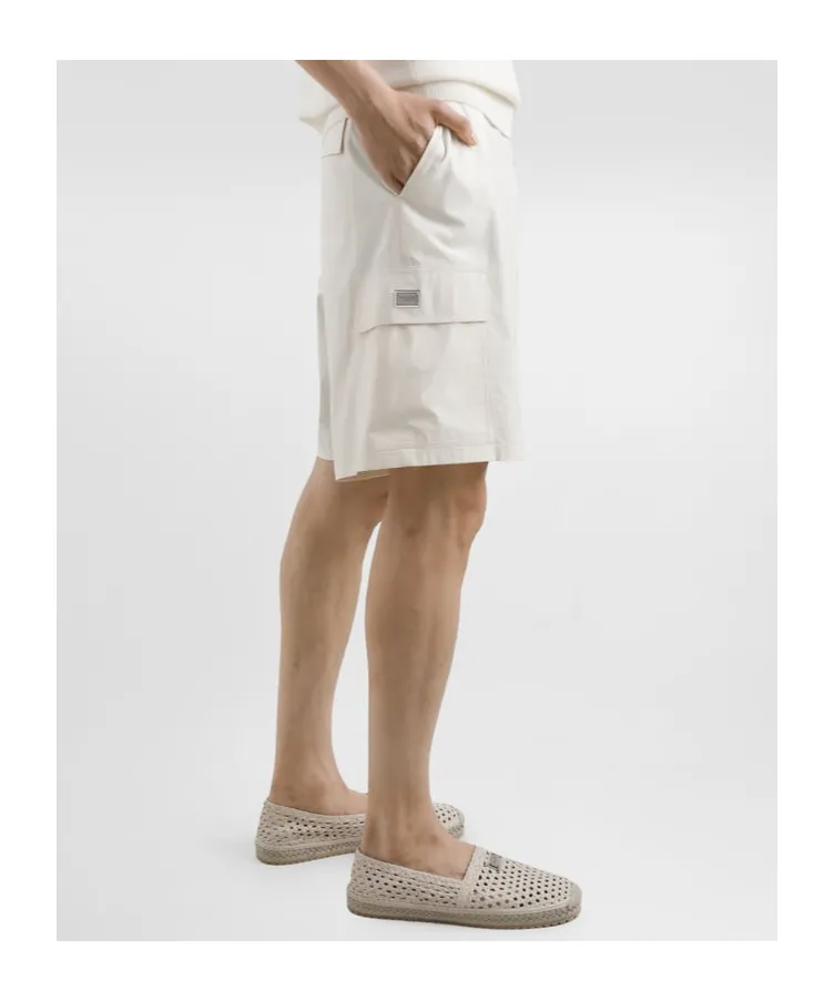 Logo Plaque Cargo Shorts