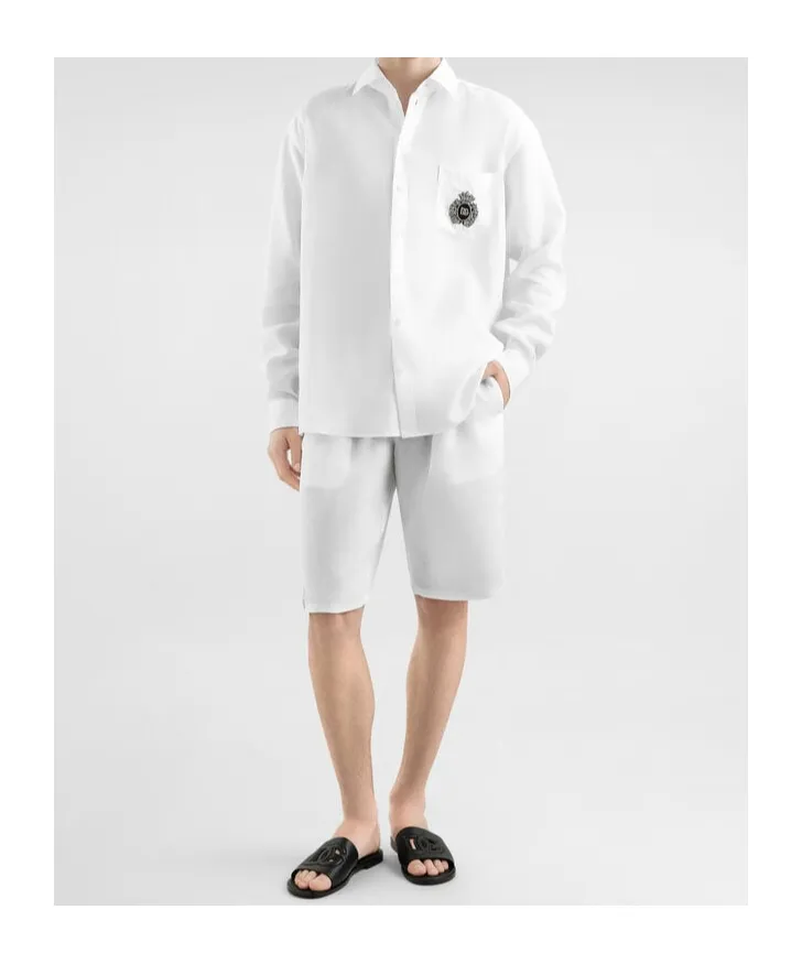 Heraldic Patch Long-Sleeved Shirt