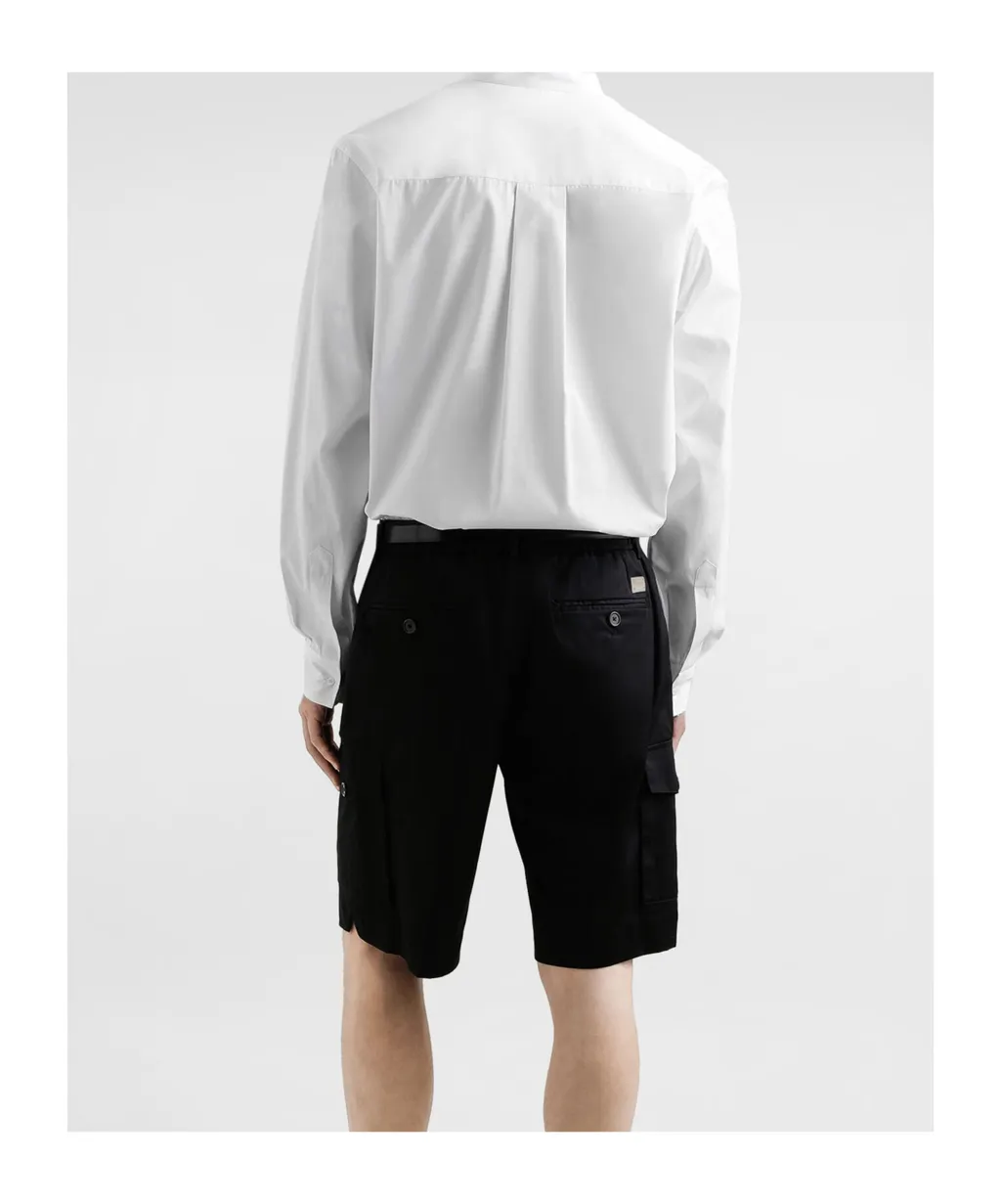 Mandarin Collar Long Sleeved Shirt