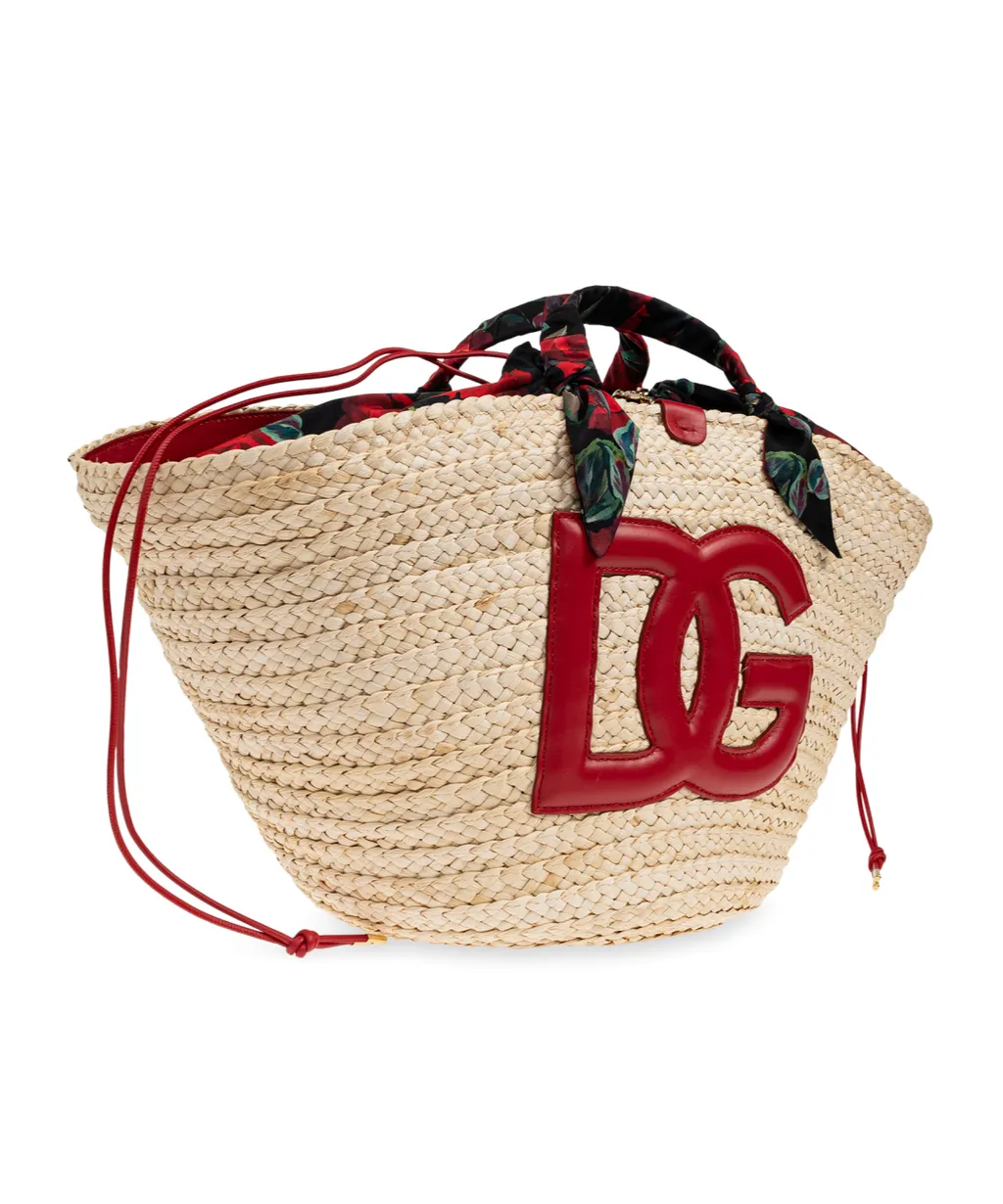 Logo Patch Shopping Bag