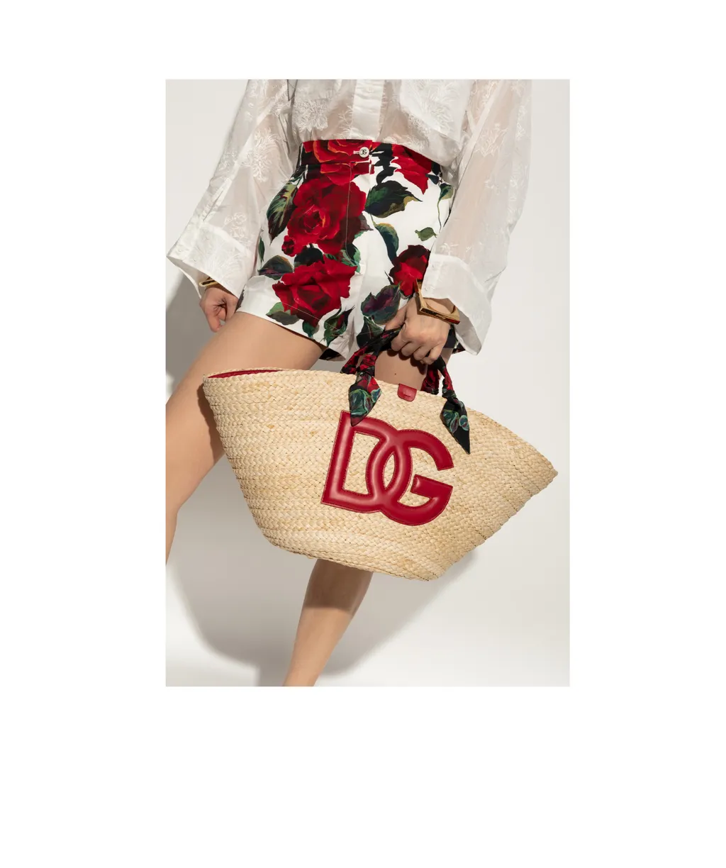 Logo Patch Shopping Bag
