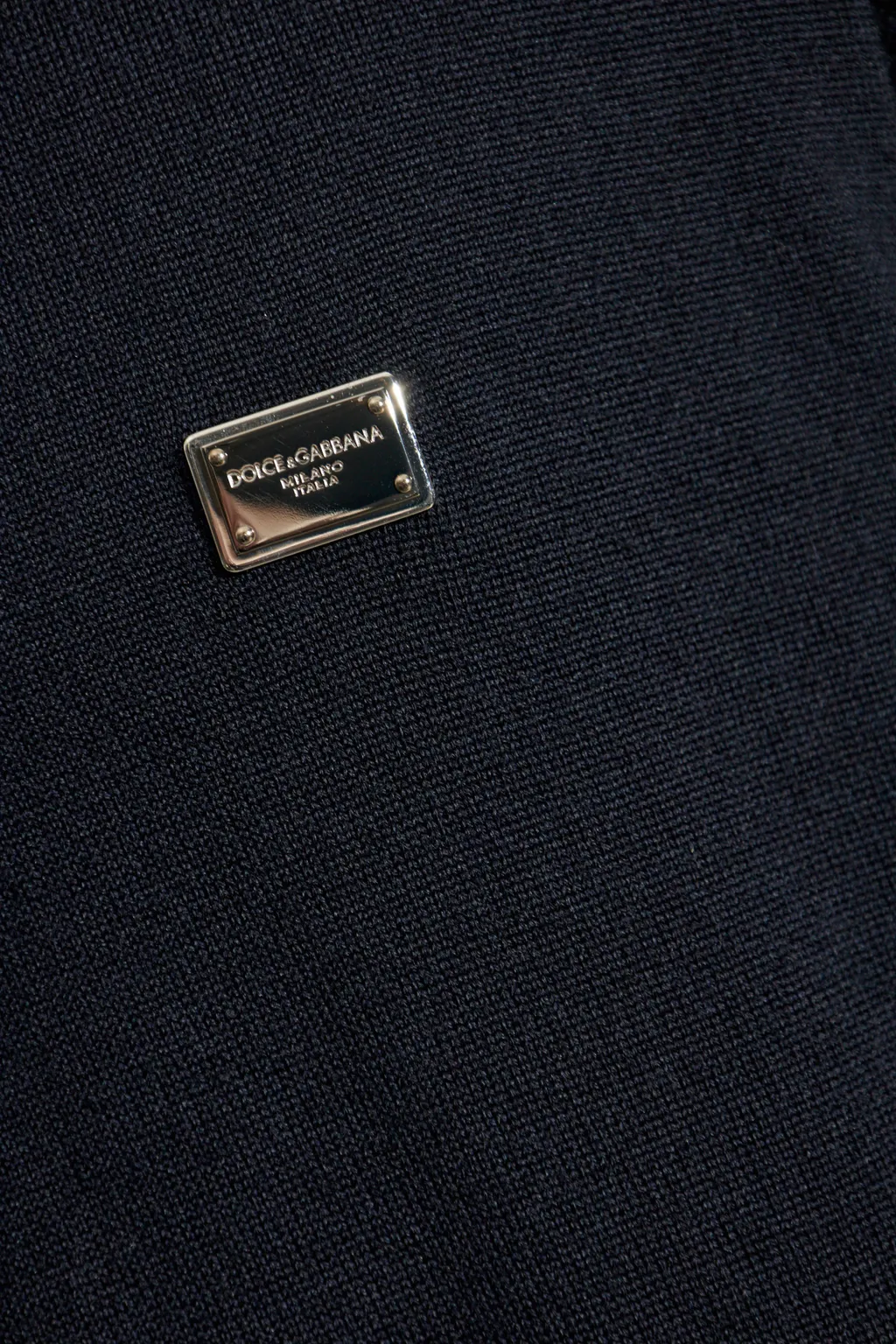 Logo Plaque Drawstring Hoodie