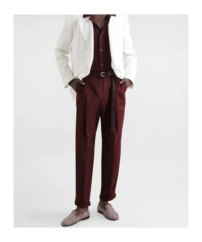 Folded Edge Trousers