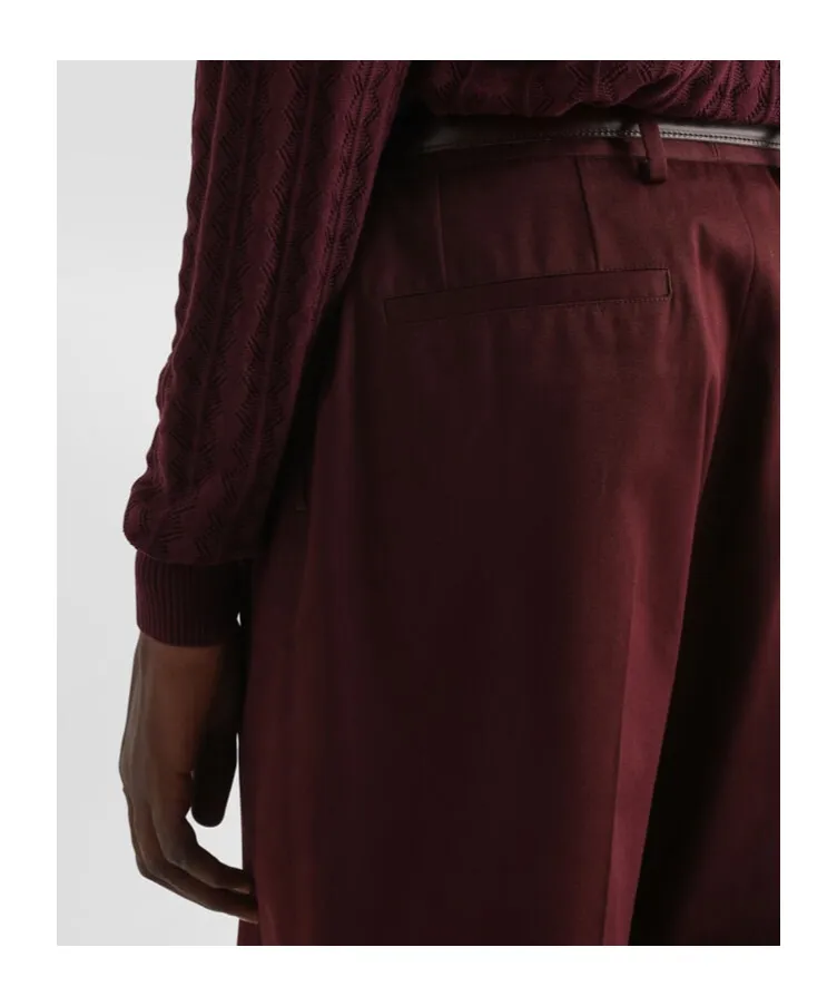 Folded Edge Trousers