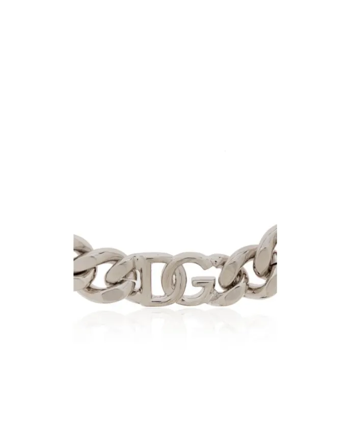 Logo Lettering Chain Bracelet