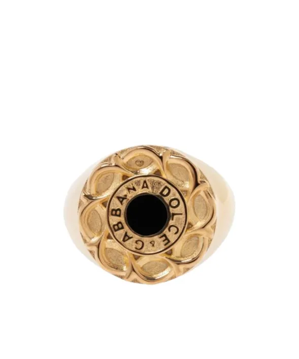 Logo Lettering Signet Ring
