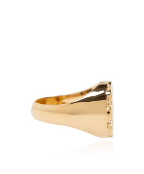 Logo Lettering Signet Ring
