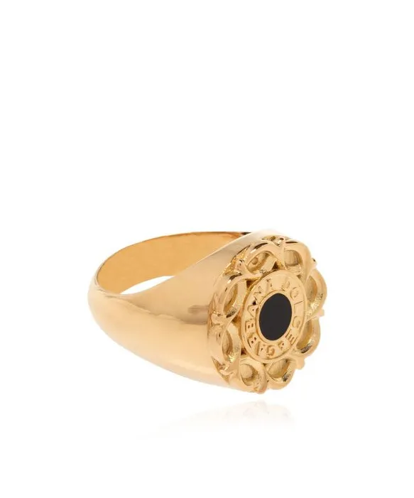 Logo Lettering Signet Ring
