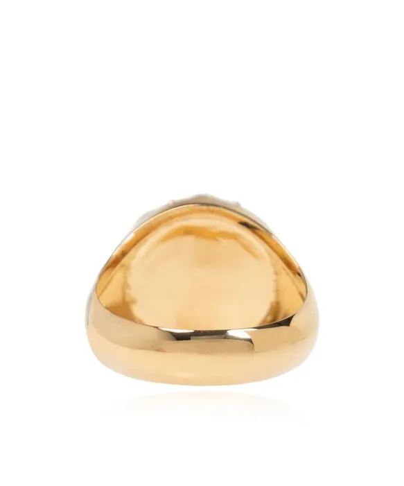 Logo Lettering Signet Ring