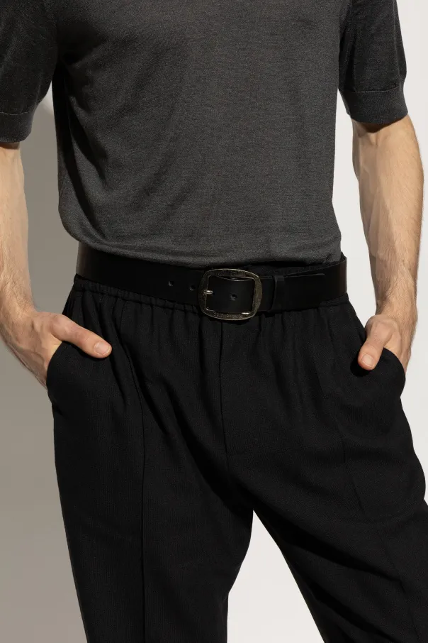 Logo Engraved Belt