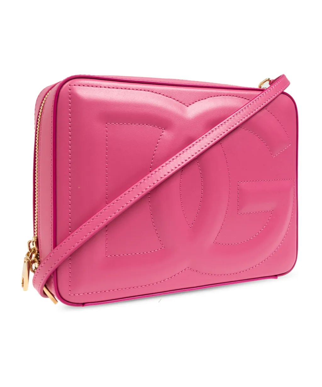 Logo Embossed Medium Camera Bag