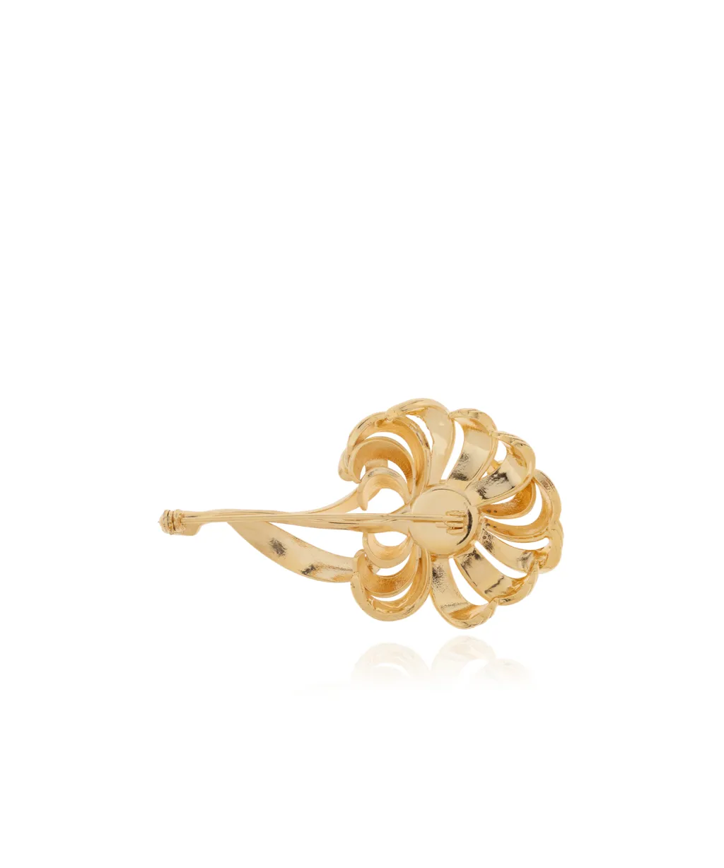 Embellished Floral Brooch