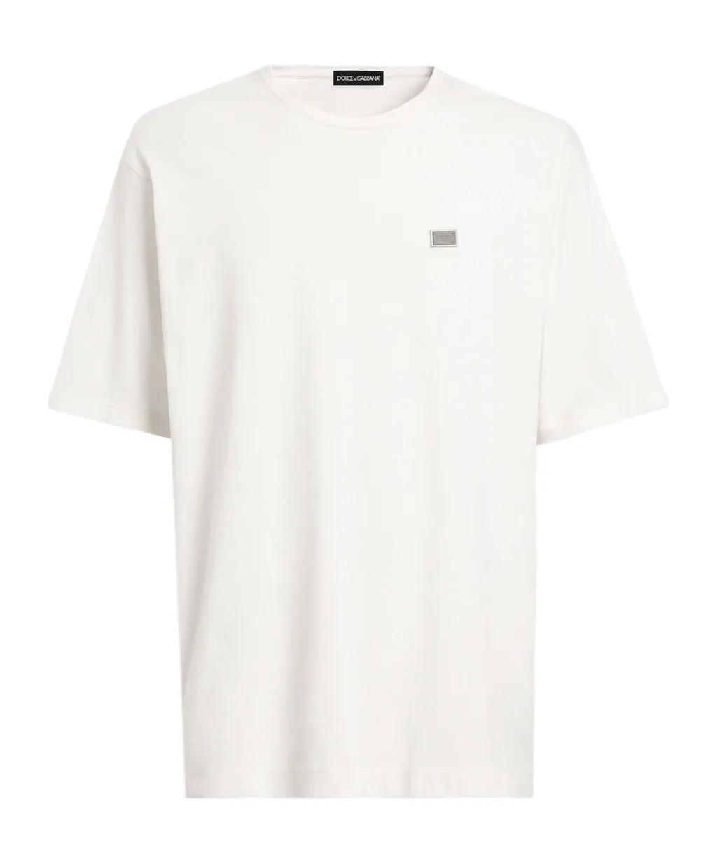 Logo Tag Crewneck T-Shirt
