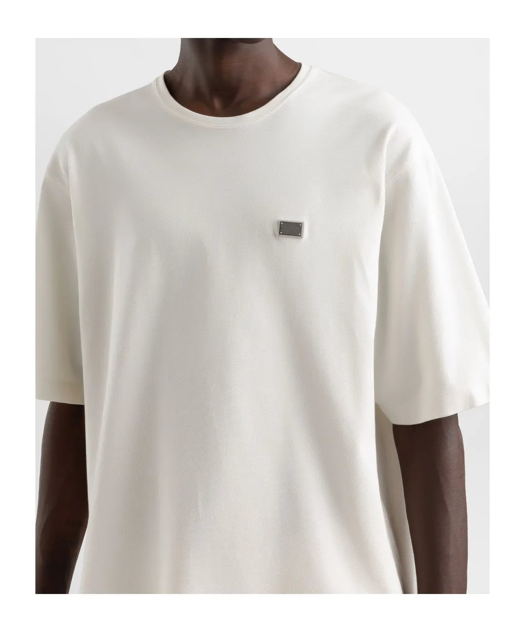Logo Tag Crewneck T-Shirt