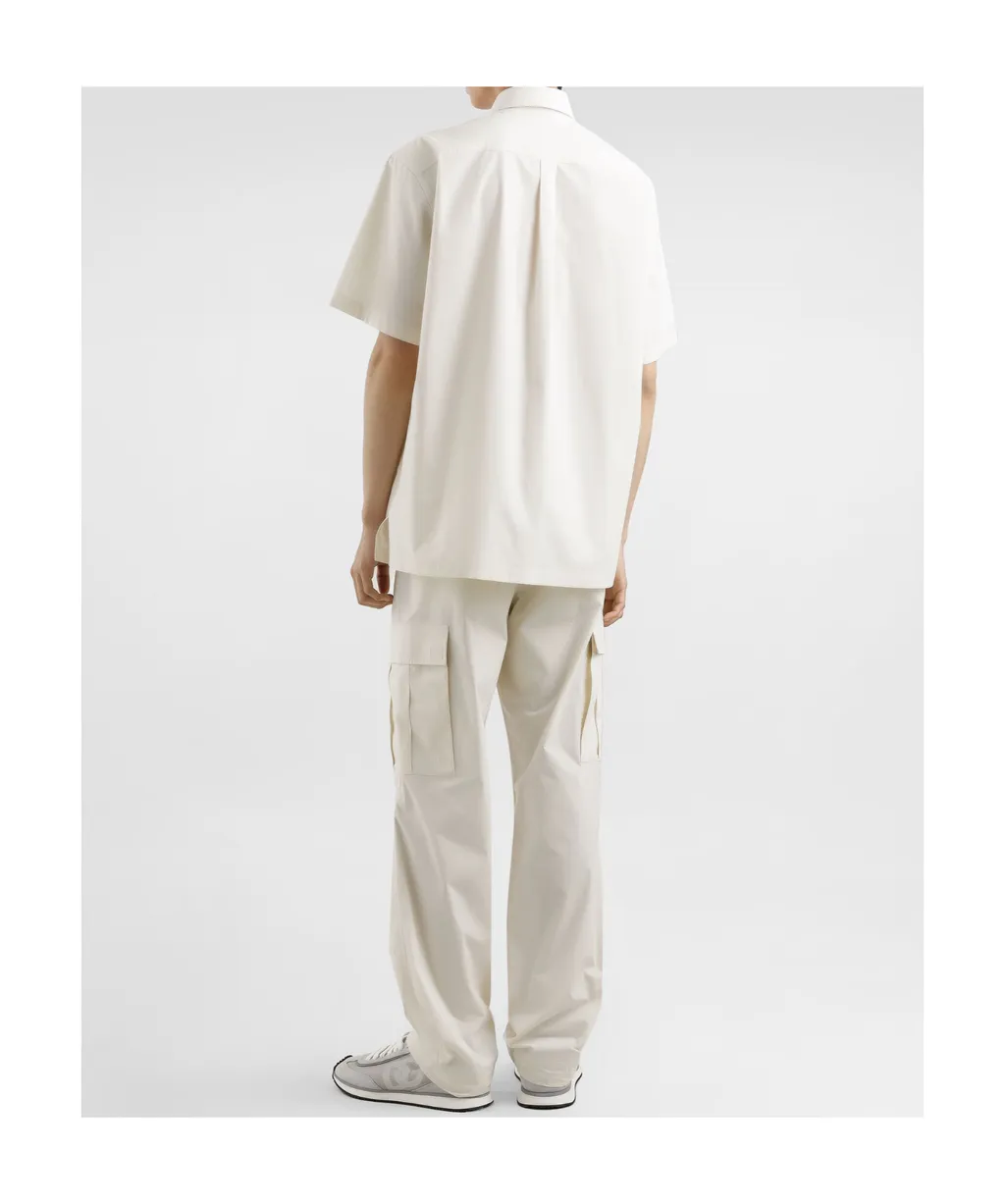 Logo Plaque Poplin Shirt