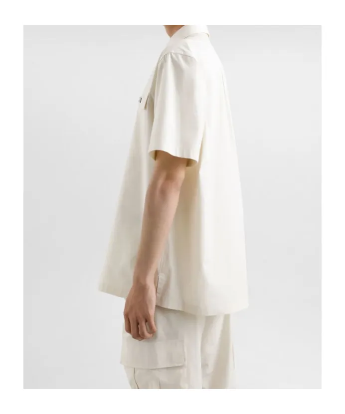 Logo Plaque Poplin Shirt