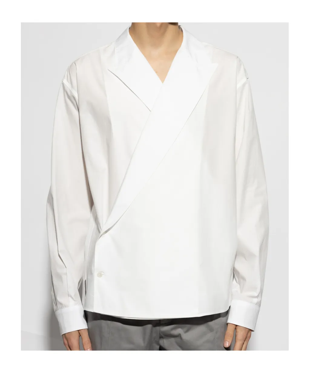 Oversize Wrap Fastened Shirt